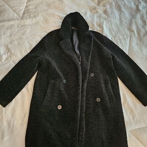 Zara Black Teddy Jacket